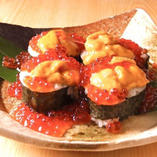 Over 70% off the original cost!! Sea urchin and salmon roe seafood rolls