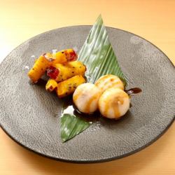 Mitarashi Daifuku and Daigaku Imo