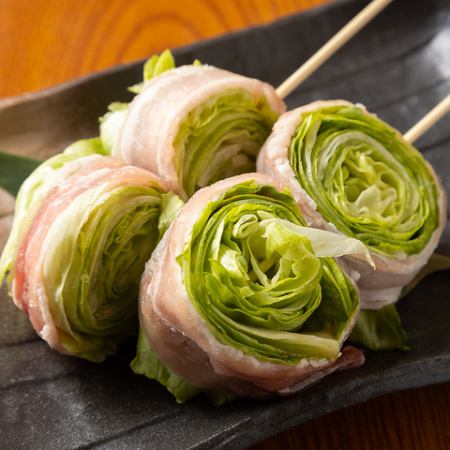 【野菜巻き串】レタス巻き