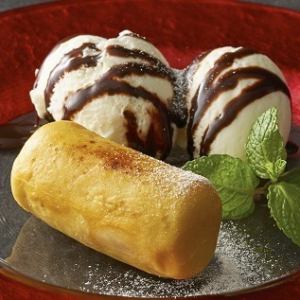 スウィートポテトのバニラ添え