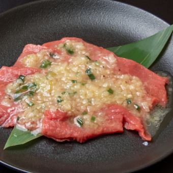 【タン】赤タン葱塩焼き/にんにくタン/塩ダレタン