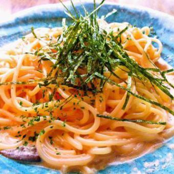 明太子クリームパスタ