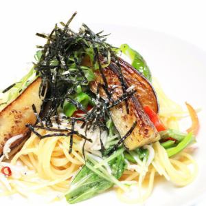 ● 京野菜としらすの和風パスタ