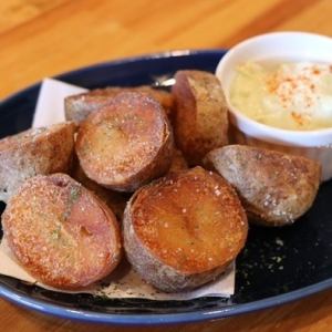 Crispy Potatoes with Avocado Mayonnaise