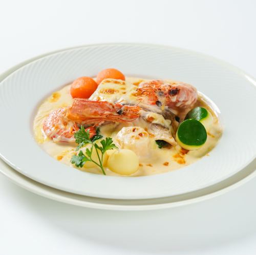 シーフードグラタン