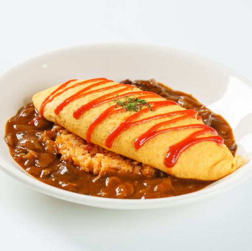 糸島玉子のオムライス