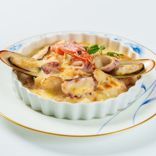 シーフードドリア