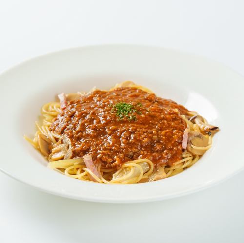 国産牛と糸島ポークのミートソース