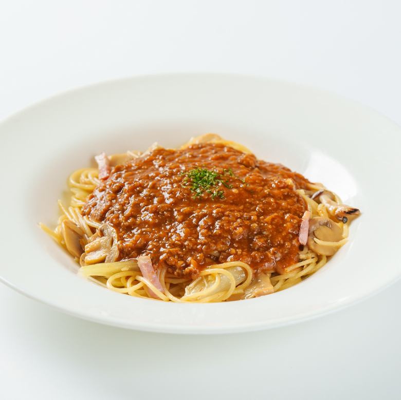 国産牛と糸島ポークのミートソース