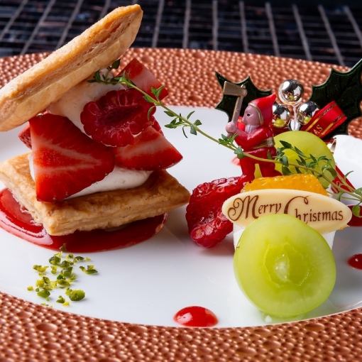 ※20일・24일・25일【X'mas 디너 코스 24,000엔】《제2부》20:00만 예약할 수 있습니다