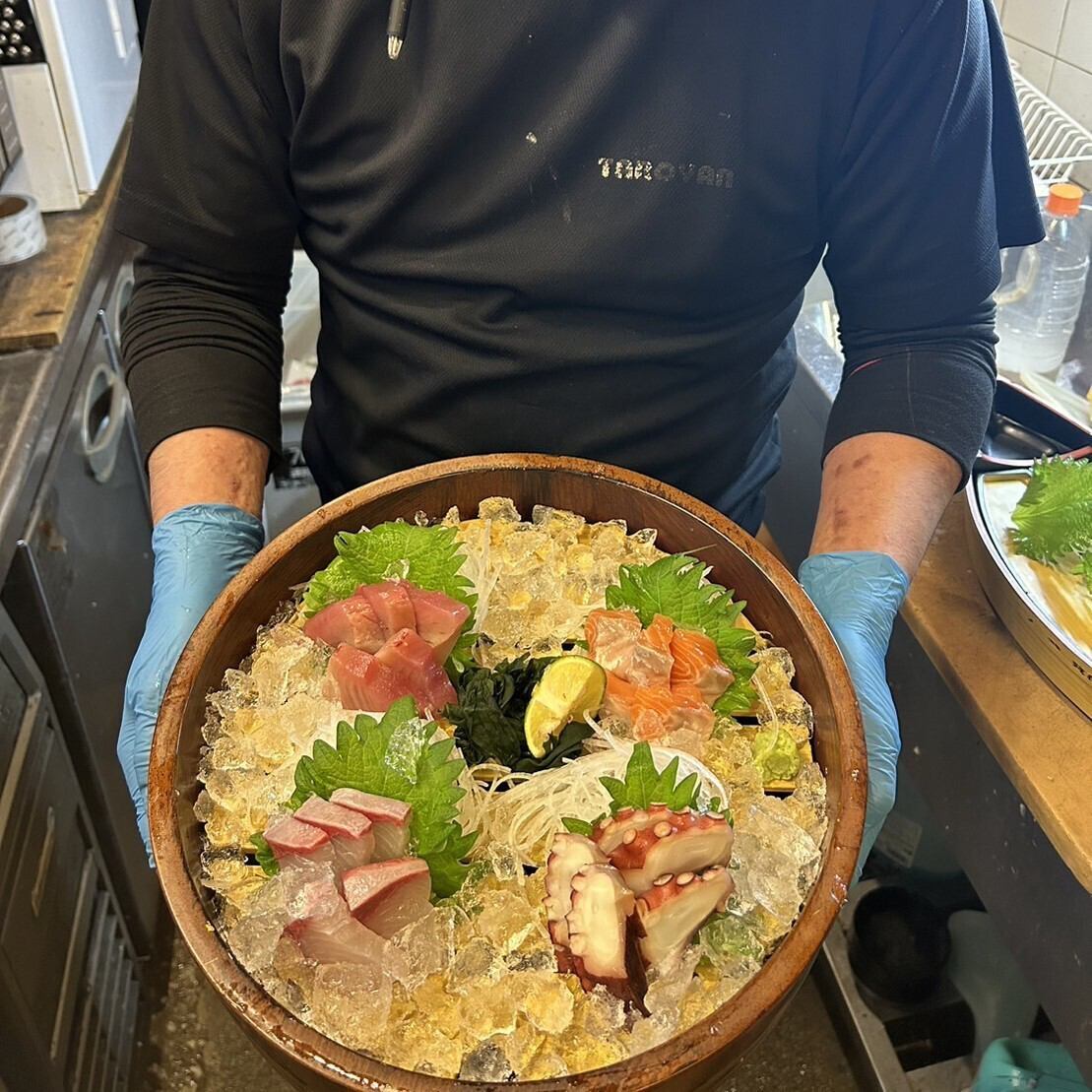 The owner himself goes to the market every day and gets the best fish of the day.