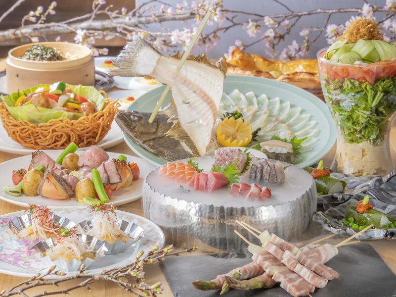 初夏の宴会はこれできまり！！！ボリューム満点6000円　２H飲み放題付