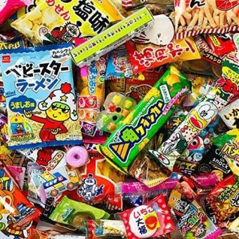 金魚釣り景品のお菓子