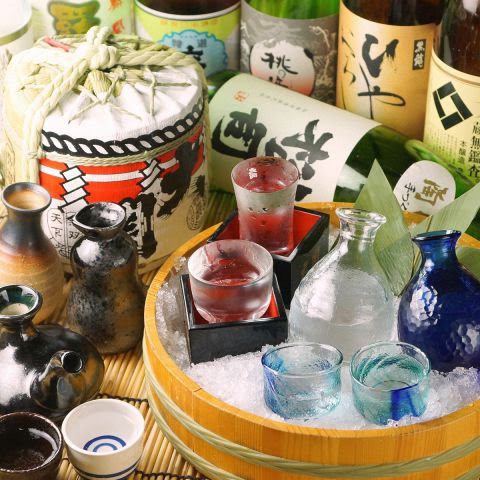 "풍부한 일본 술"