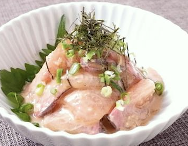 Sesame sashimi of today's fresh fish Daily menu