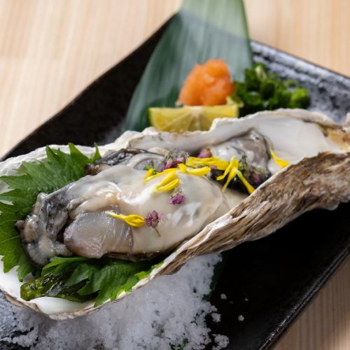 生牡蠣ポン酢