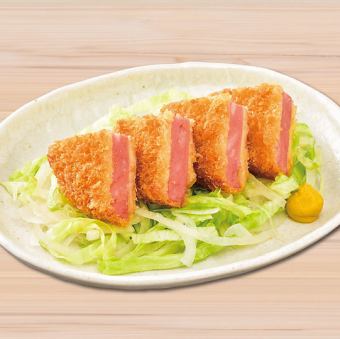 とろとろトンペイ焼/ゴロ×2　ハムカツ