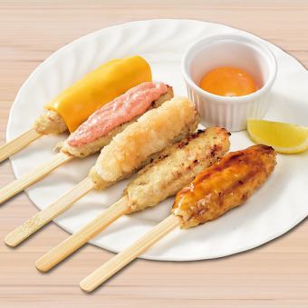 軟骨入りつくね盛合せ