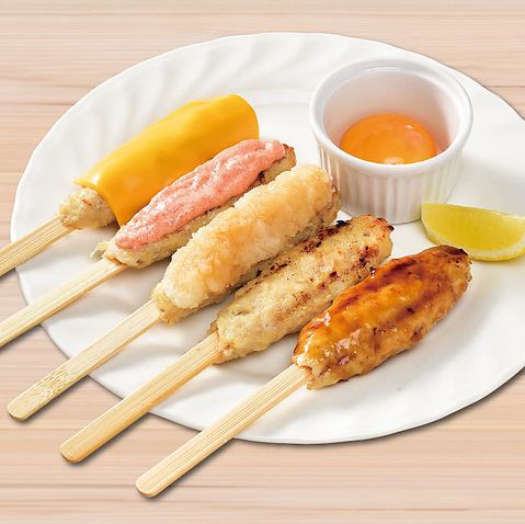 軟骨入りつくね盛合せ