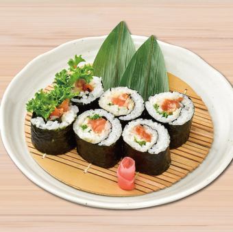 しょうゆ糀サーモンの巻き寿司
