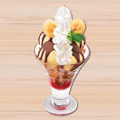 パリパリチョコバナナパフェ