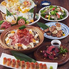 バラエティー豊かなお料理