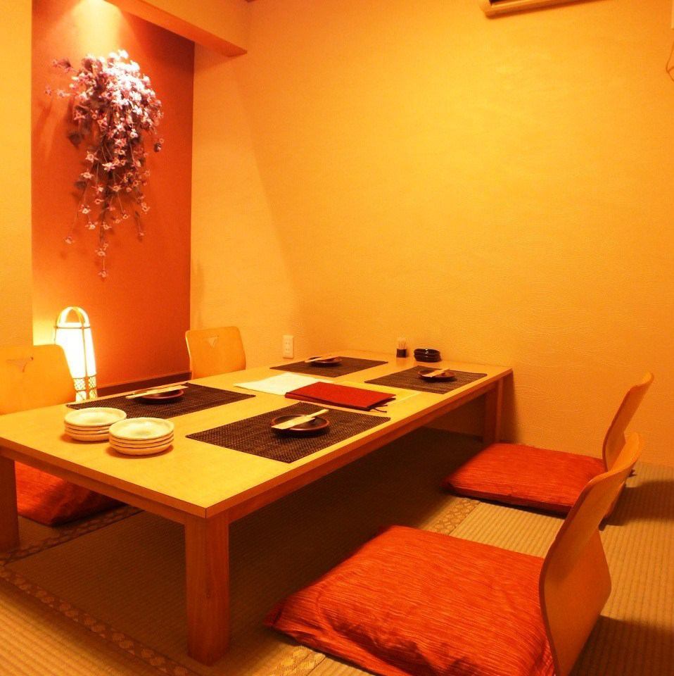 A restaurant for adults where you can enjoy mainly seasonal cuisine in a calm Japanese space