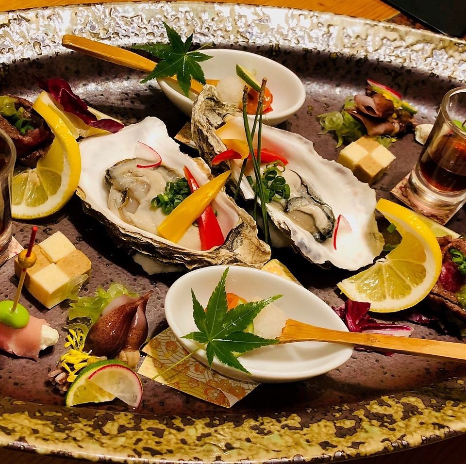 Hospitality with seasonal Japanese cuisine that shines with the skill of the chef.Many large and small private rooms.