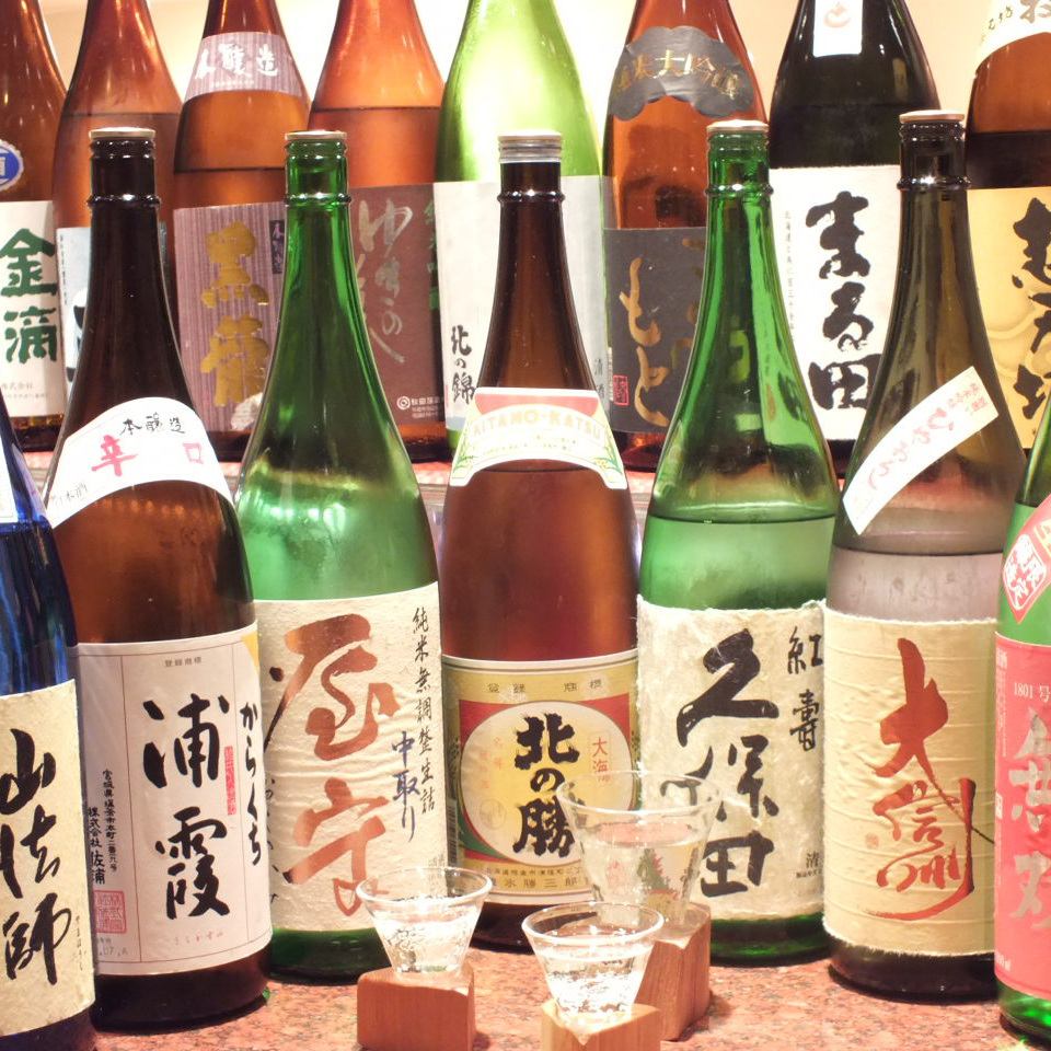 We stock a selection of fine sake from all the breweries in Hokkaido.Seasonal limited edition sake now in stock