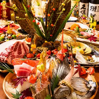 ■落ち着いたひとときを■【ピリカコース】全9品、2時間飲み放題7000円