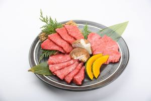 Gyuyoshi 和牛里脊肉 3 块拼盘 120g