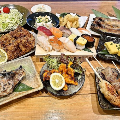 <More than 40 kinds of dishes, including skewers and seafood> A la carte dishes [From 170 yen (tax included)]