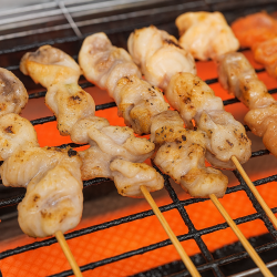 Shiretoko chicken skewers