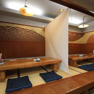 3名様の座敷席は、アットホームな雰囲気が魅力です！少人数での集まりやデートにも最適な空間で、ゆったりとした時間を楽しめます♪繋げると最大17名まで利用可能です。