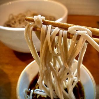 90 minutes of handmade soba and all-you-can-drink course.Reservation required at least one day in advance.