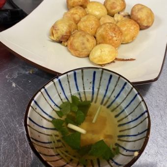 Akashiyaki and all-you-can-drink course (reservation required 3 days in advance)