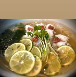 Cold soba noodles with conger eel and sudachi citrus (summer only)