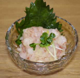 甘海老なめろう
