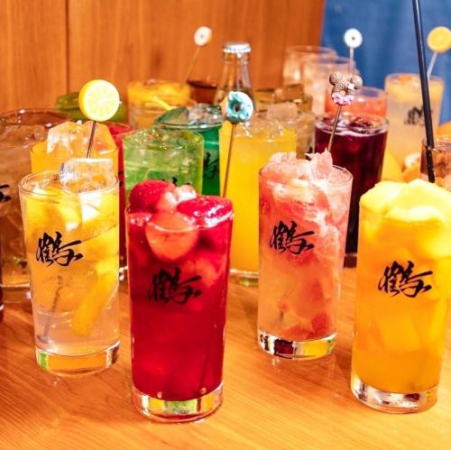 ゴロゴロ果実酒サワーがおすすめ♪