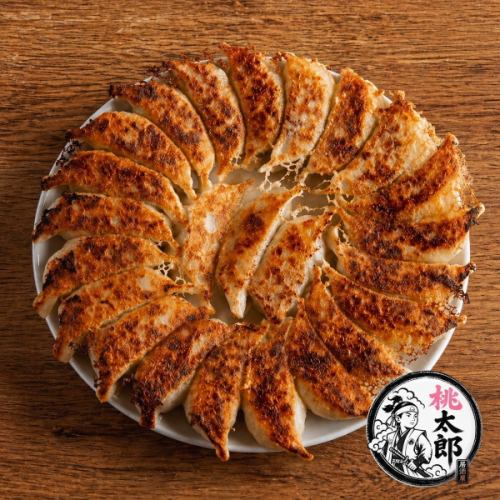 博多名物の鉄板餃子!