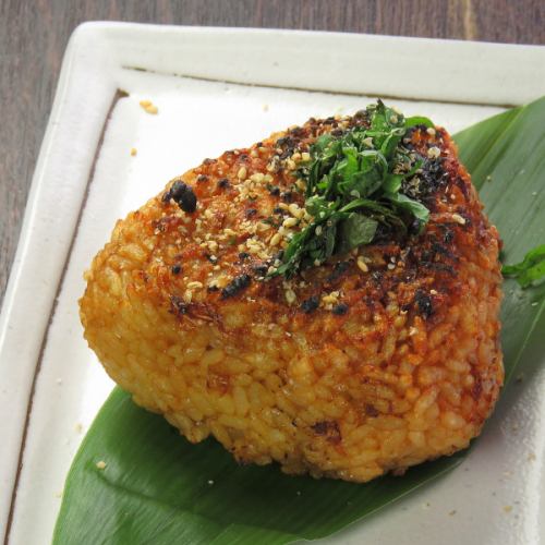 1 grilled rice ball