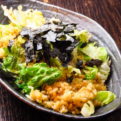 Chinese sake lettuce fried rice