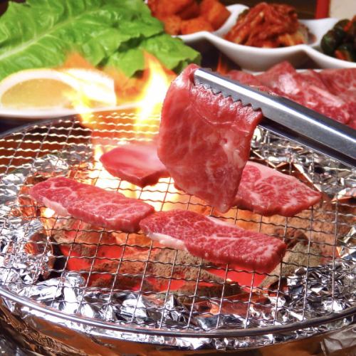 上質なお肉を炭火で☆