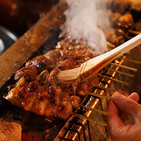 炭火で香ばし！極上焼き鳥
