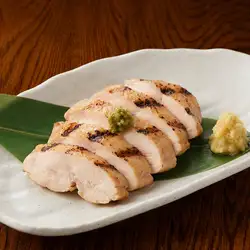 地鶏ササミ炭火炙り