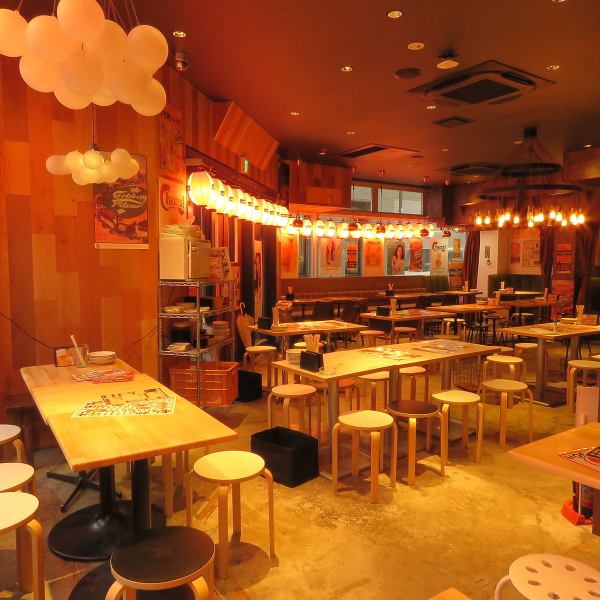 [Private]For parties, go to the Morioka public bar! Banquets for up to 60 people are possible♪ Table seats for groups are available for medium-sized banquets.Of course, reservations for 1 person or more are also possible, so we are waiting for your reservation.