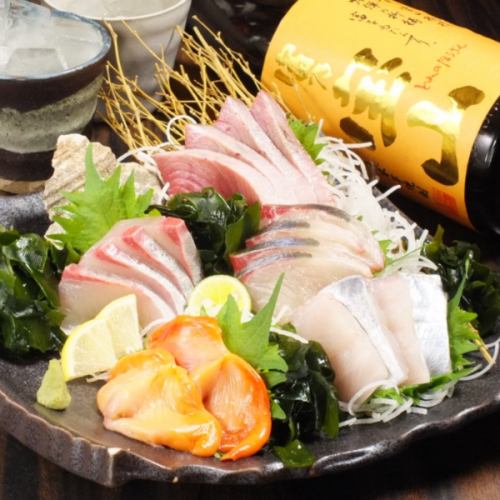 Assorted sashimi 3 types/5 types