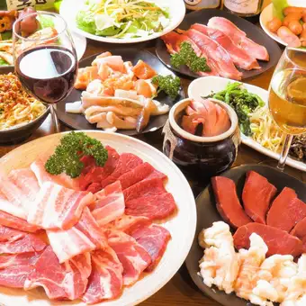 100分満腹食べ放題☆柔らか牛カルビ、壺ファミリー等110品☆4378円→3828円♪地域最安値に挑戦♪