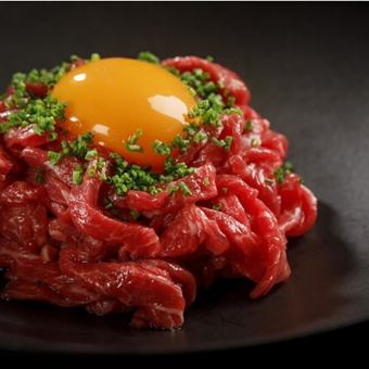 【スタンダードコース】伝説のユッケに和牛手毬寿司！!3H飲み放題付4000円⇒3000円