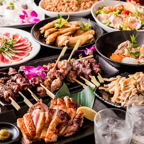【破格の厳選料理が食べ飲み放題プランで登場】産直寿司・厳選地鶏・豪華和食メニュー